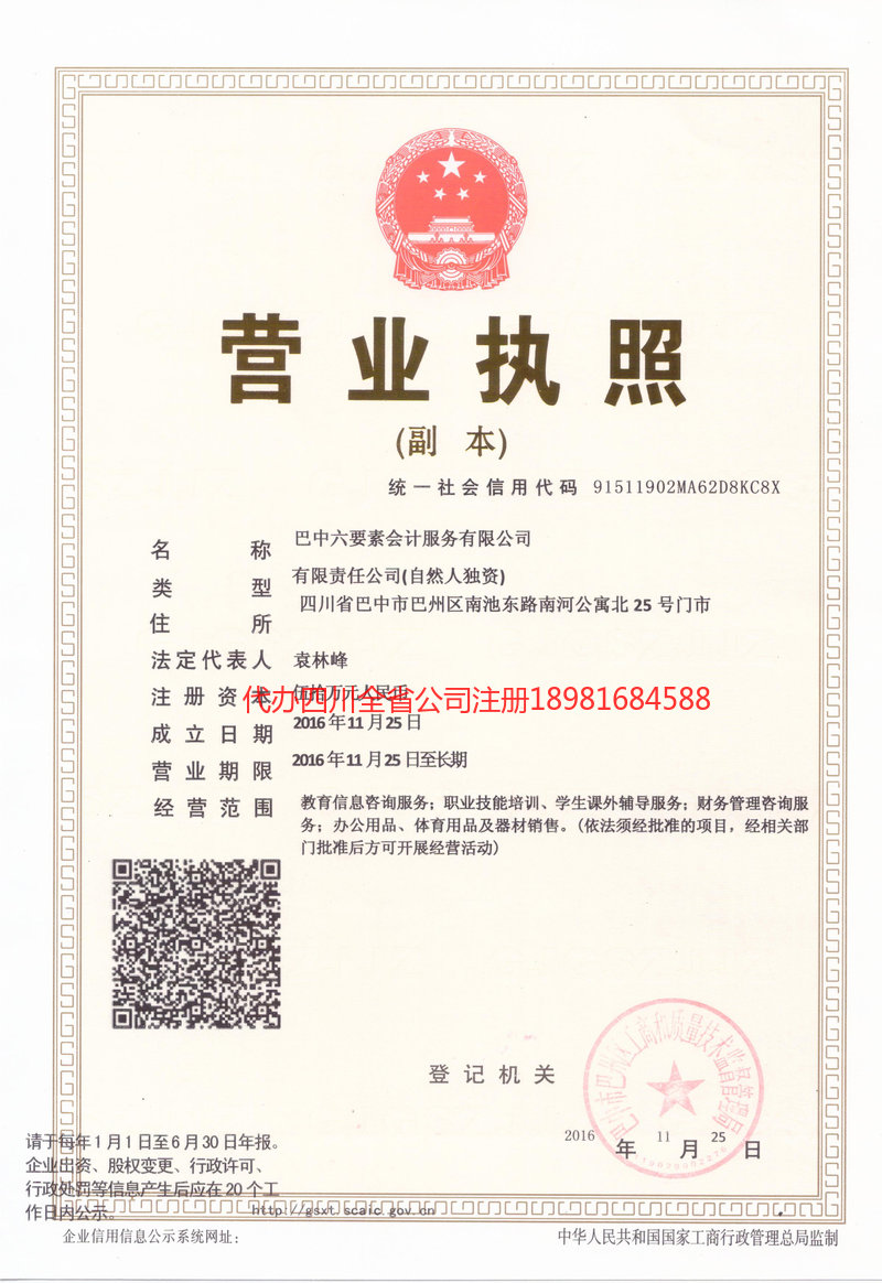 临清临清六要素会计服务有限公司